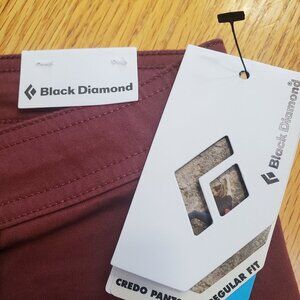 NWT Black Diamond Credo pants, women's Size 10 - fits like 7/8